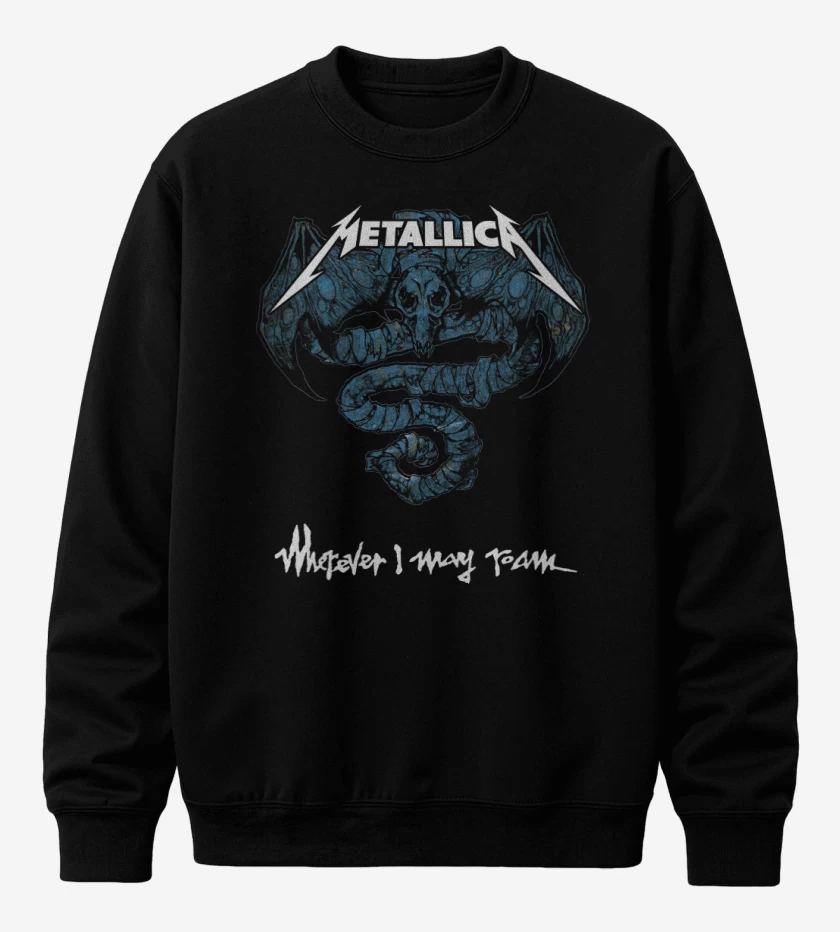 Poleron polo Negro de Wherever I May Roam