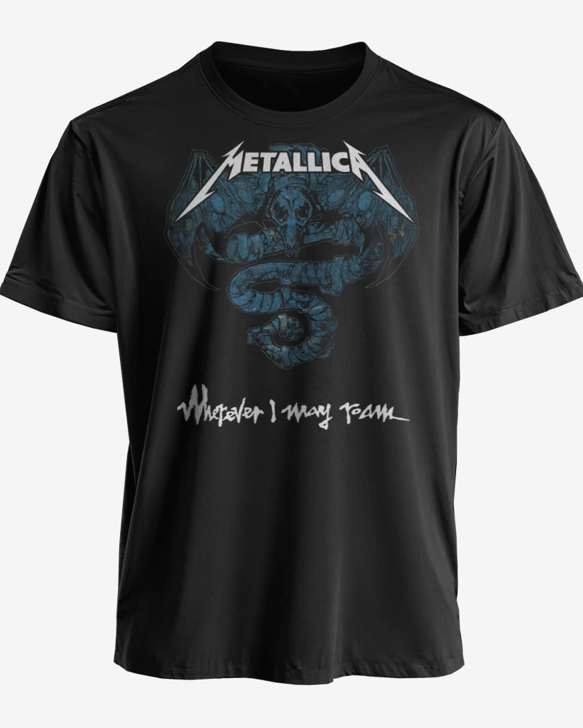 Polera premium Negro de Wherever I May Roam