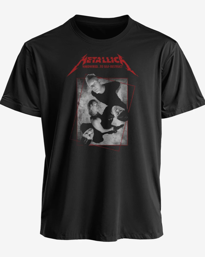 Polera Negro de Metallica 2016