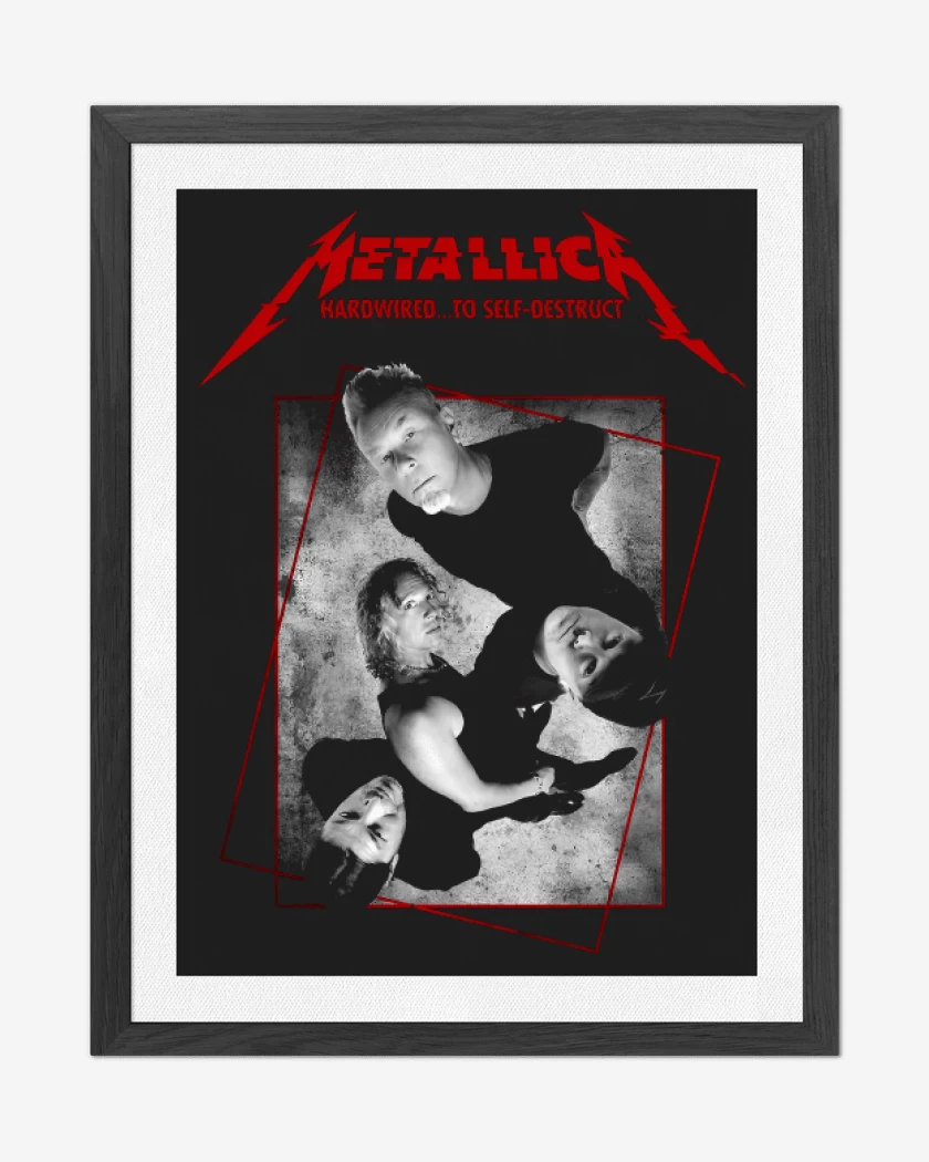 Cuadro decorativo Negro de Metallica 2016