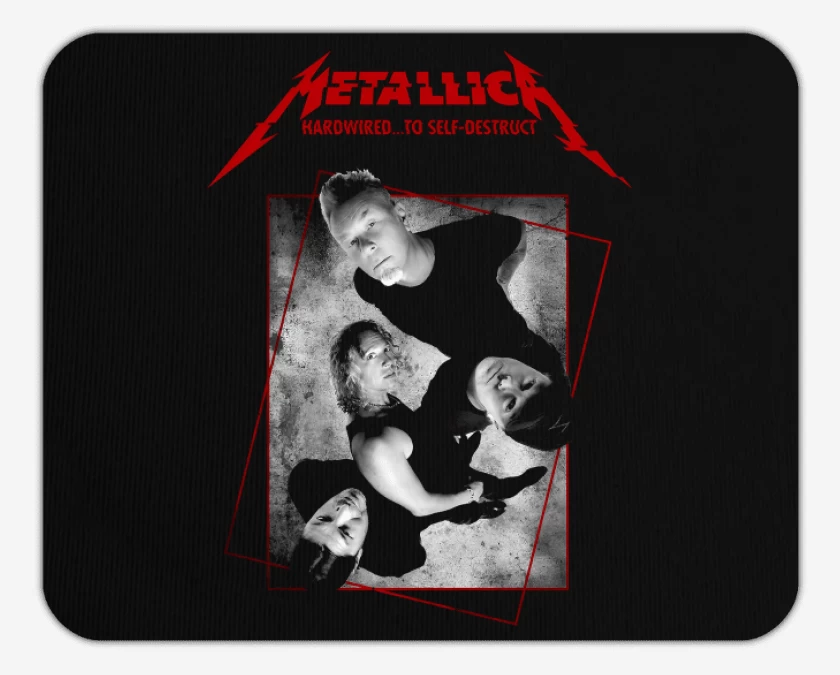 Mousepad Negro de Metallica 2016