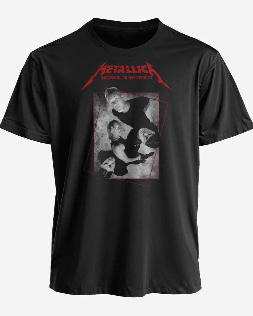 Polera premium Negro de Metallica 2016