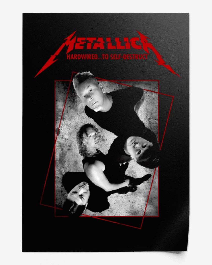Print Negro de Metallica 2016
