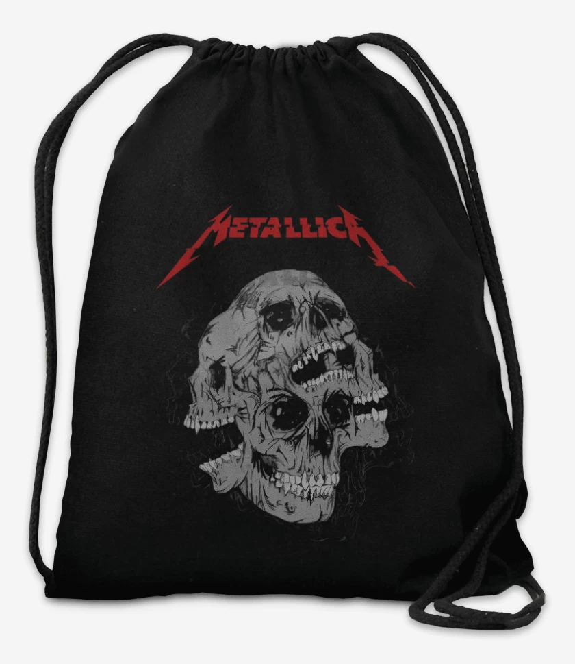 Mochila Negro de Skulls
