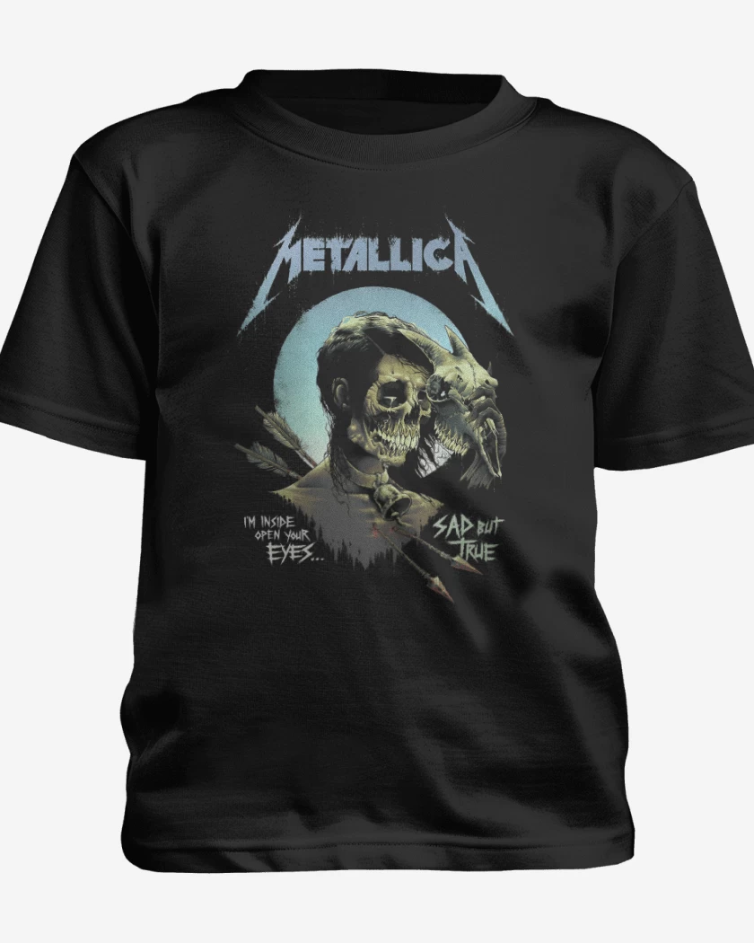 Polera de niño Negro de Sad But True