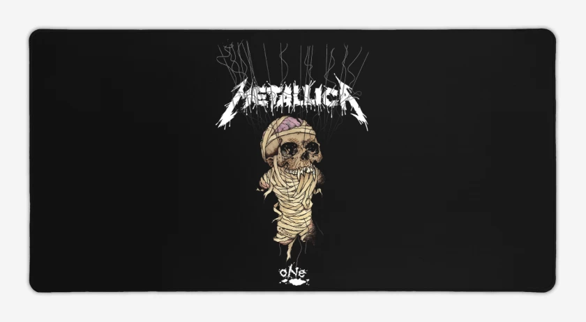 Mouse pad Gamer Negro de One Metallica