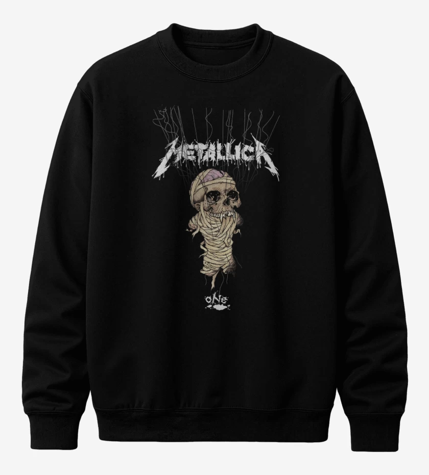 Poleron polo Negro de One Metallica
