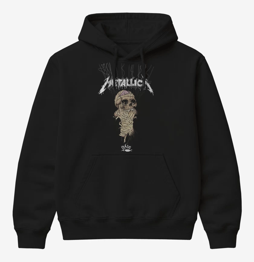 Poleron Canguro básico Negro de One Metallica
