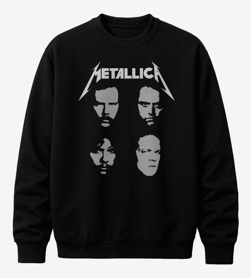 Poleron polo Negro de Metallica 1991