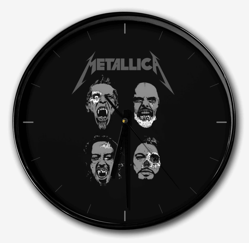Reloj Negro de Metallica Undead