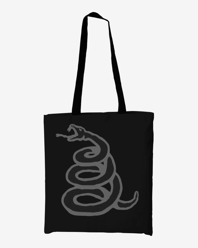 Totebag Negro de Serpiente Black Album