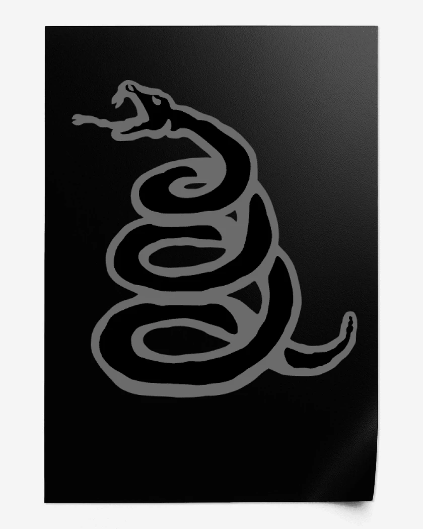 Print Serpiente Black Album