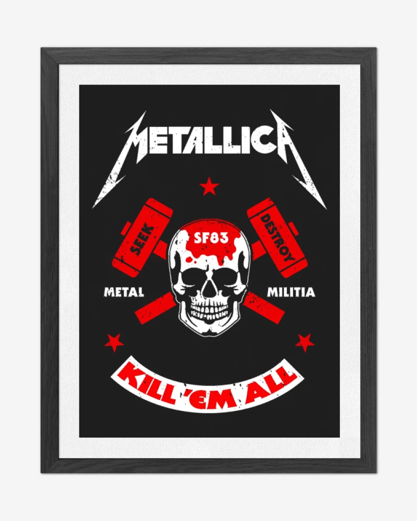 Cuadro decorativo Metal Militia