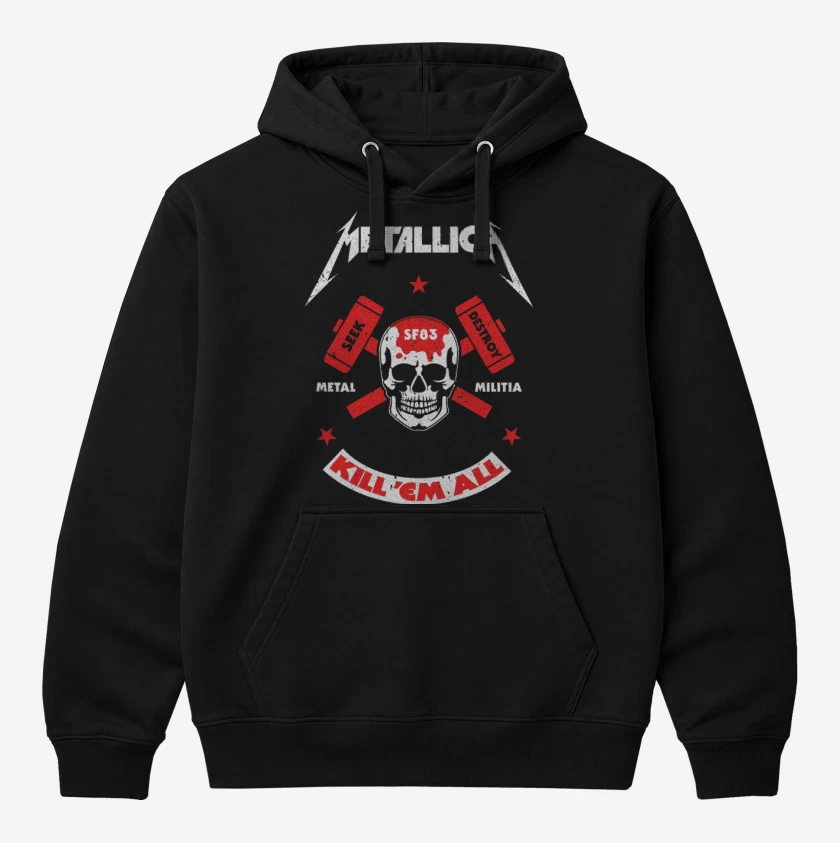Polerón Canguro Metal Militia