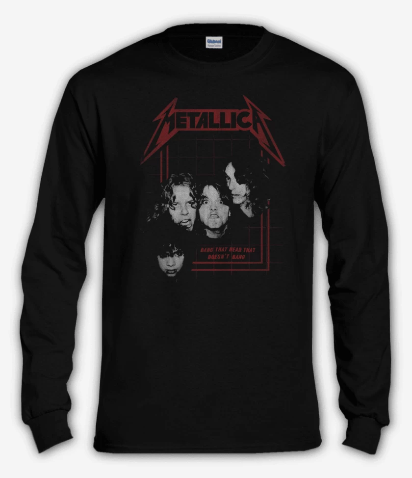 Polera manga larga Negro de Metallica 83