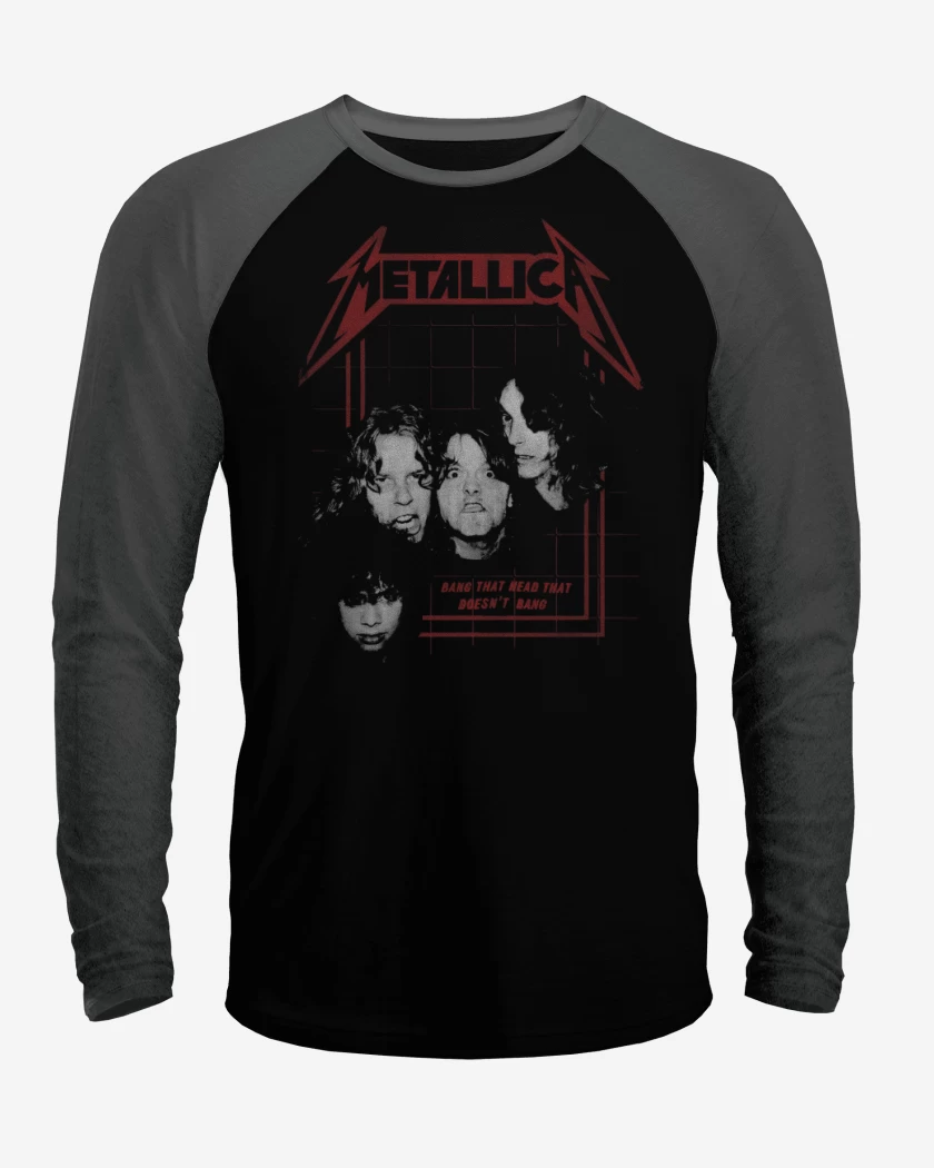 Polera Raglan Metallica 83