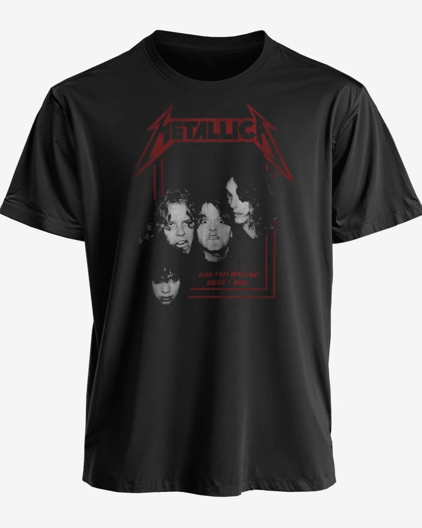 Polera premium Negro de Metallica 83