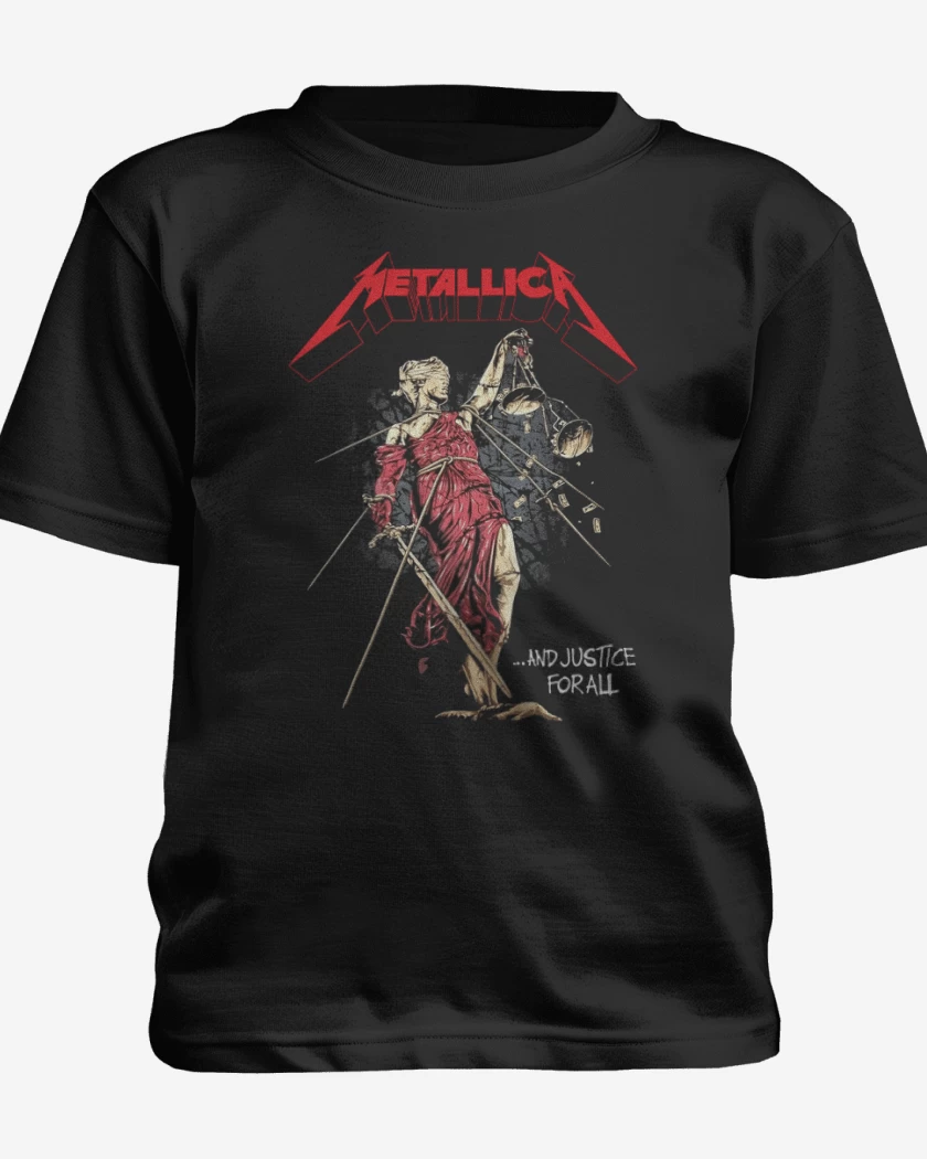 Polera de niño Negro de Justice For All