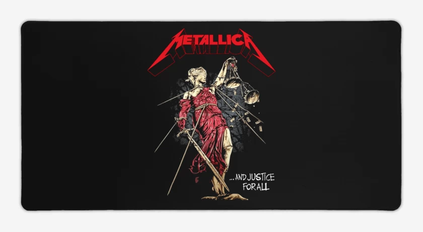 Mouse pad Gamer Negro de Justice For All