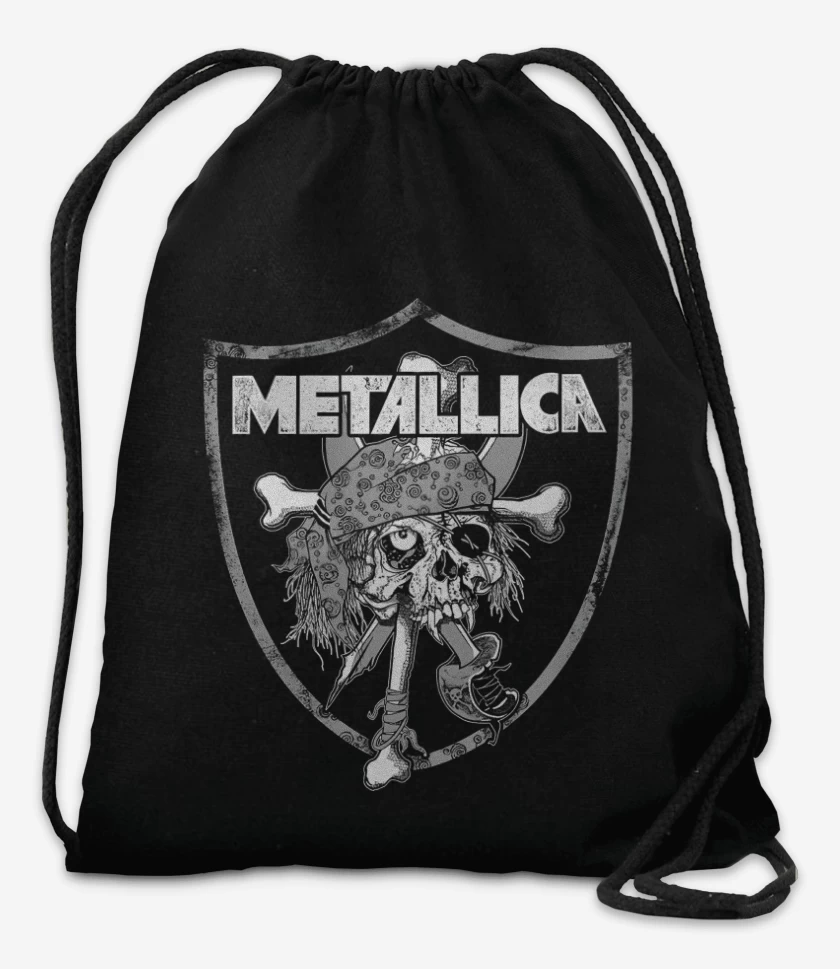 Mochila Negro de Metallica Raiders