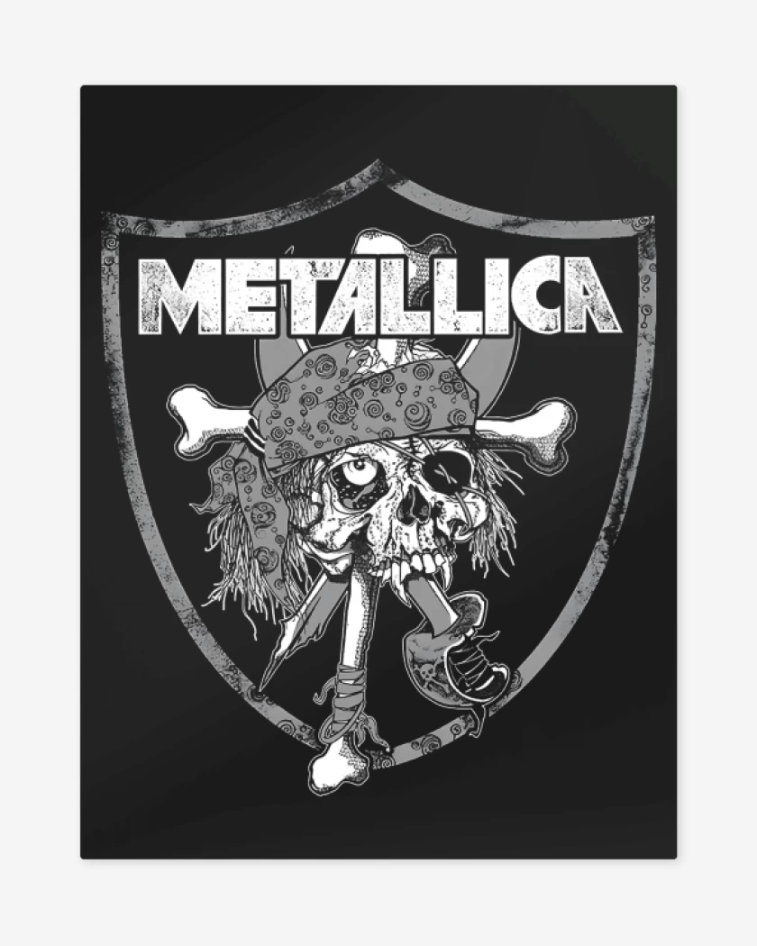 Print metalico Metallica Raiders