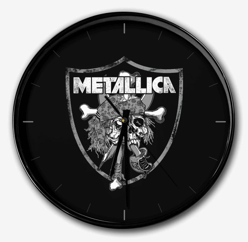Reloj Negro de Metallica Raiders