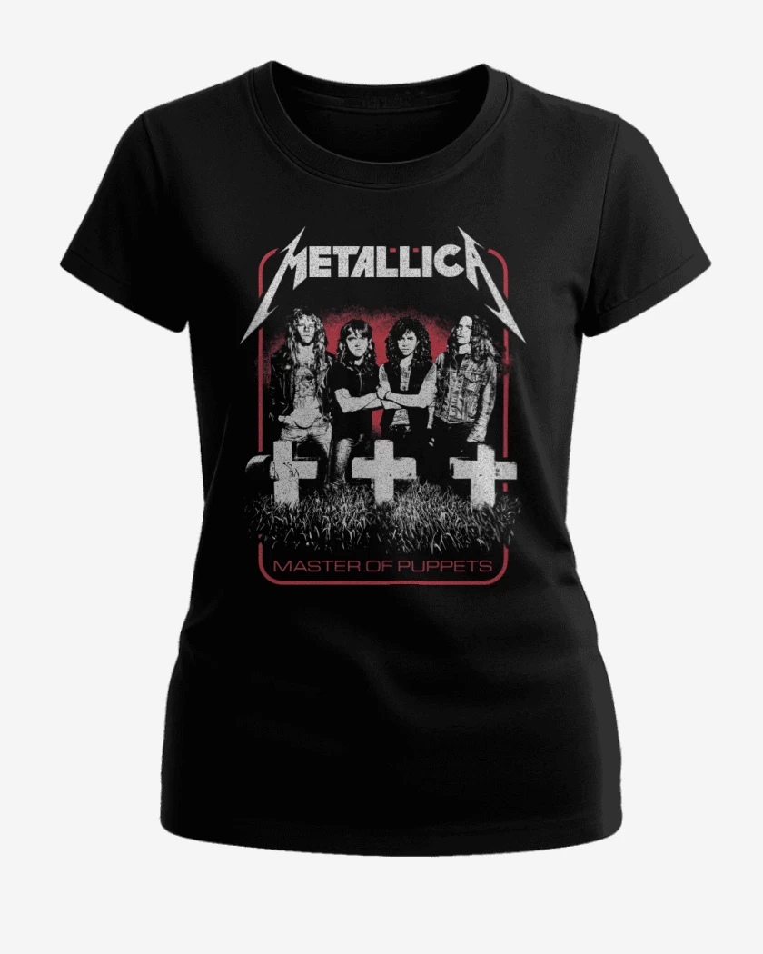 Polera de Mujer Negro de Puppets