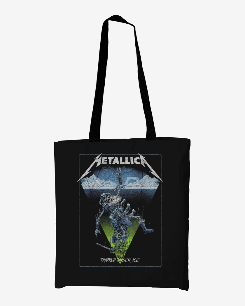 Totebag Trapped Under Ice