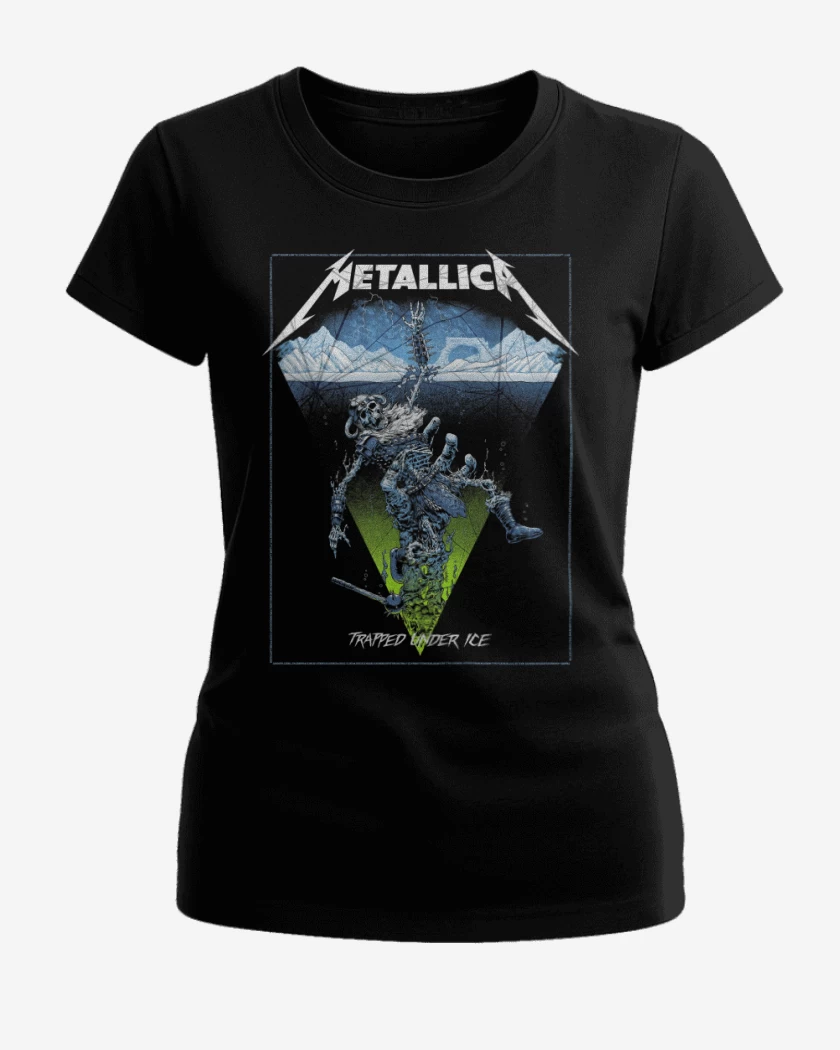 Polera de Mujer Negro de Trapped Under Ice