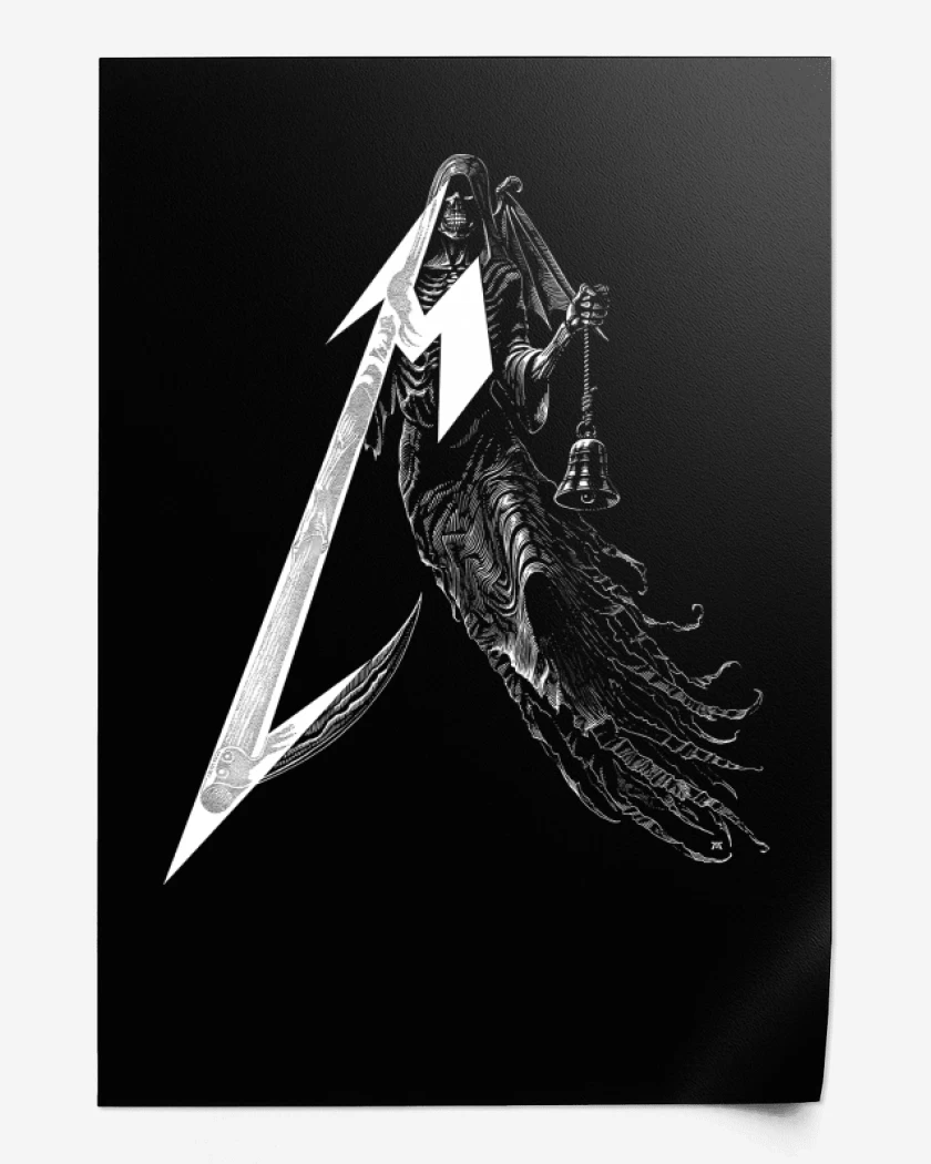 Print Negro de For Whom 