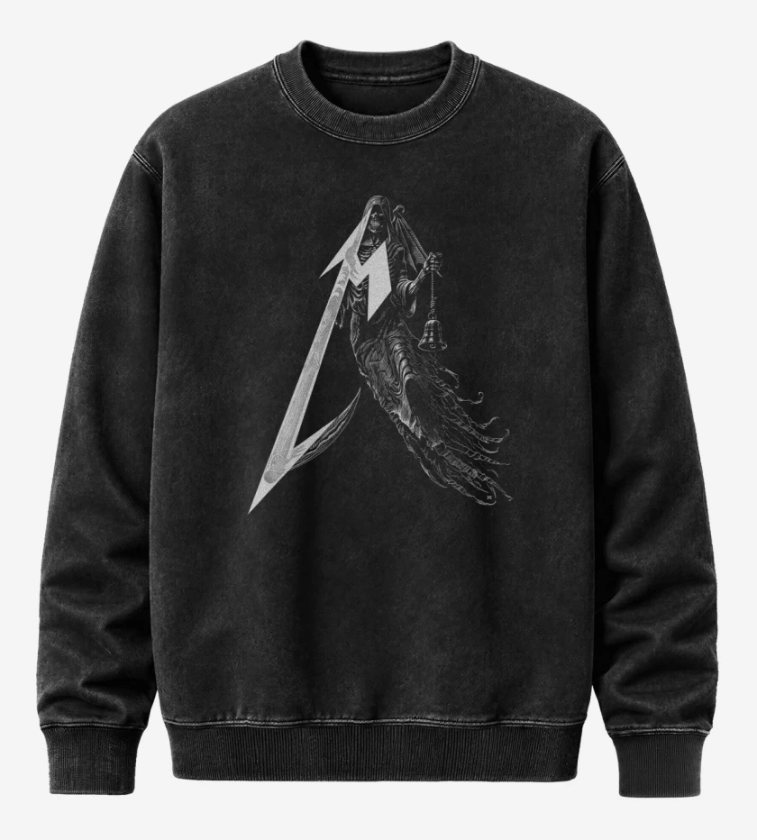 Poleron Polo Acid Wash Negro de For Whom 