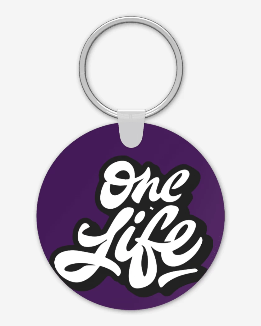 Llavero Morado de One life
