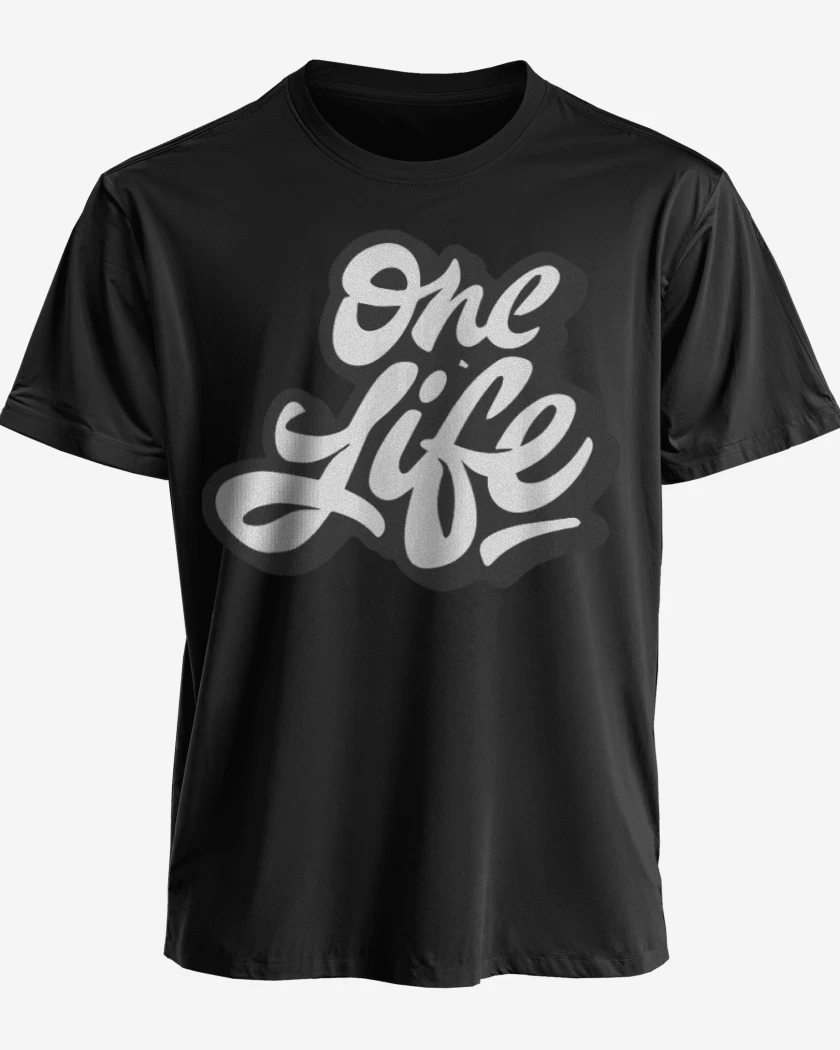 Polera premium Negro de One life