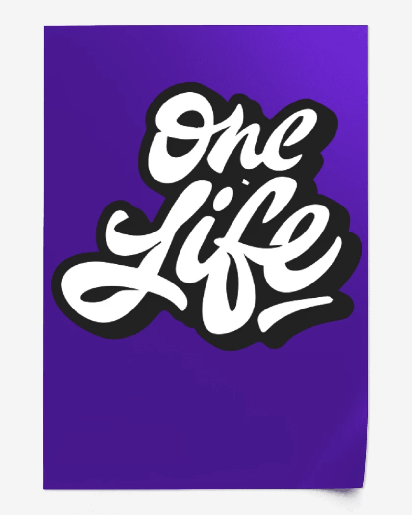 Print Morado de One life