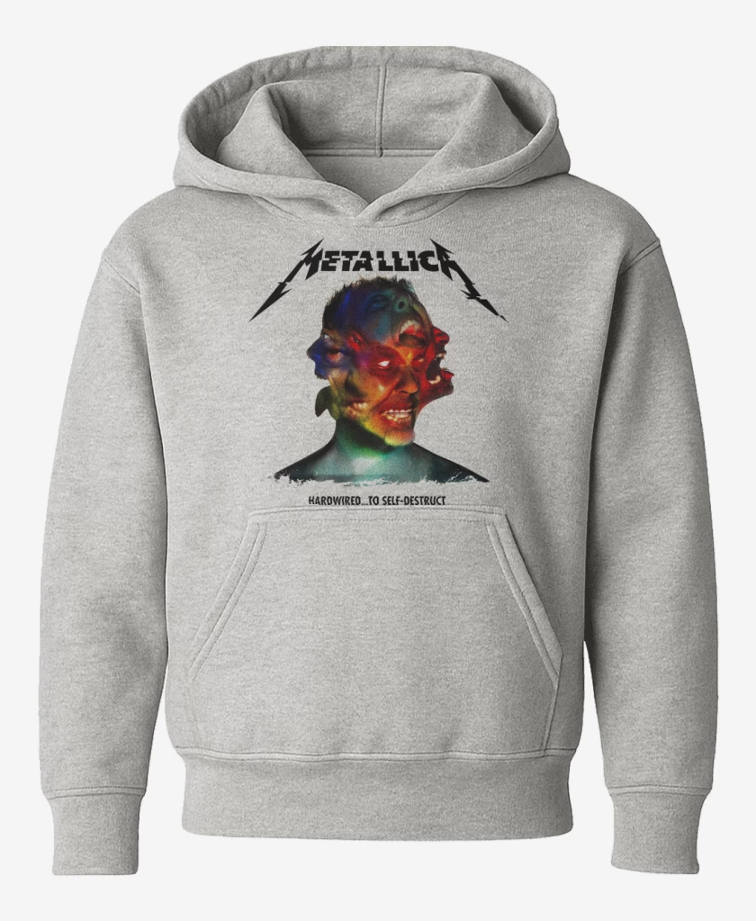 Poleron de niño Gris Melange de Hardwired to Self Destruct B