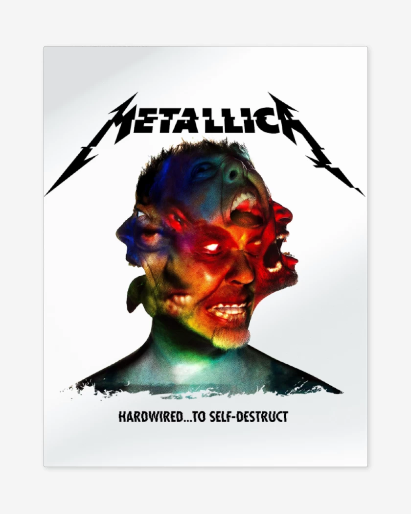 Print metalico Hardwired to Self Destruct B