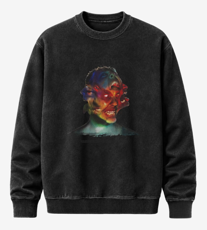 Poleron Polo Acid Wash Negro de Hardwired to Self Destruct B