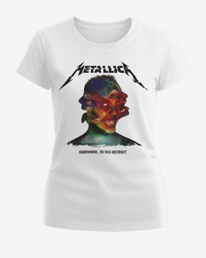 Polera de Mujer Blanco de Hardwired to Self Destruct B