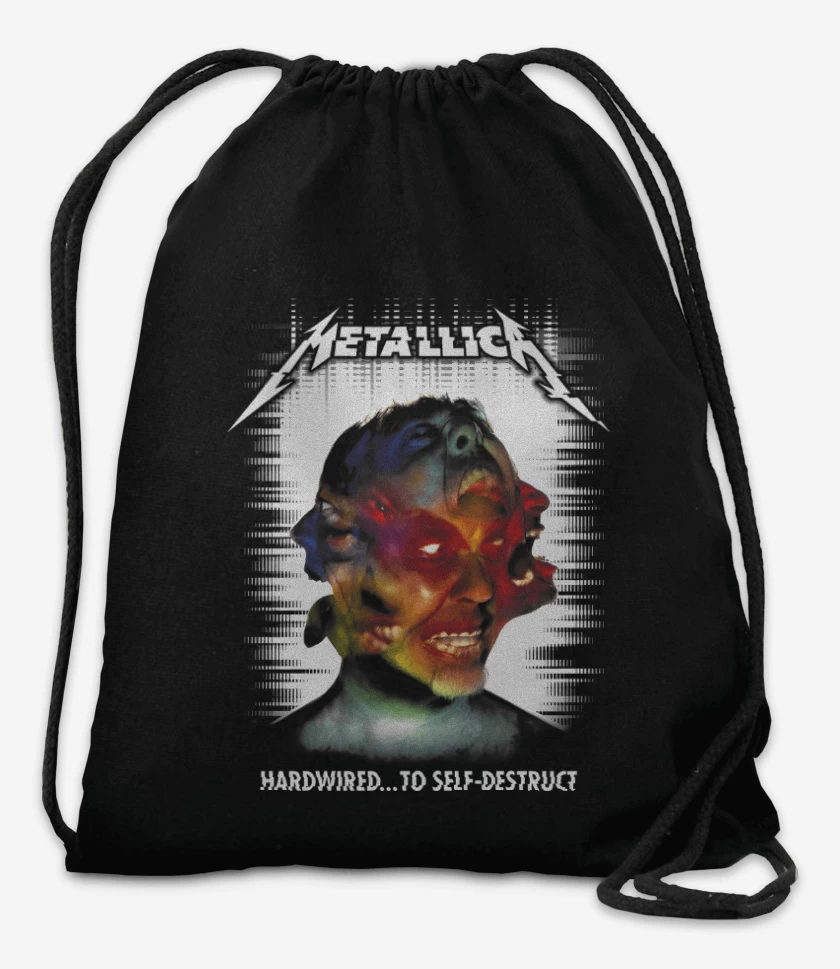 Mochila Negro de Hardwired to Self Destruct N