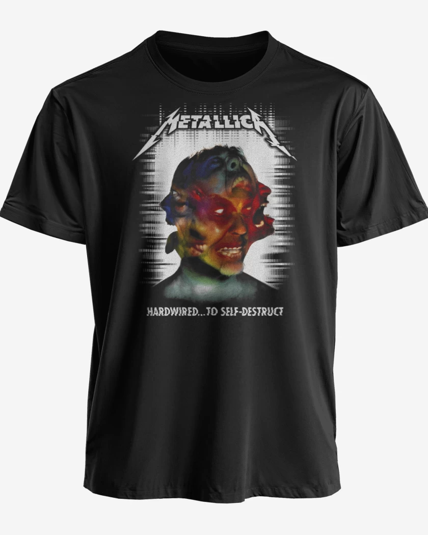 Polera premium Negro de Hardwired to Self Destruct N