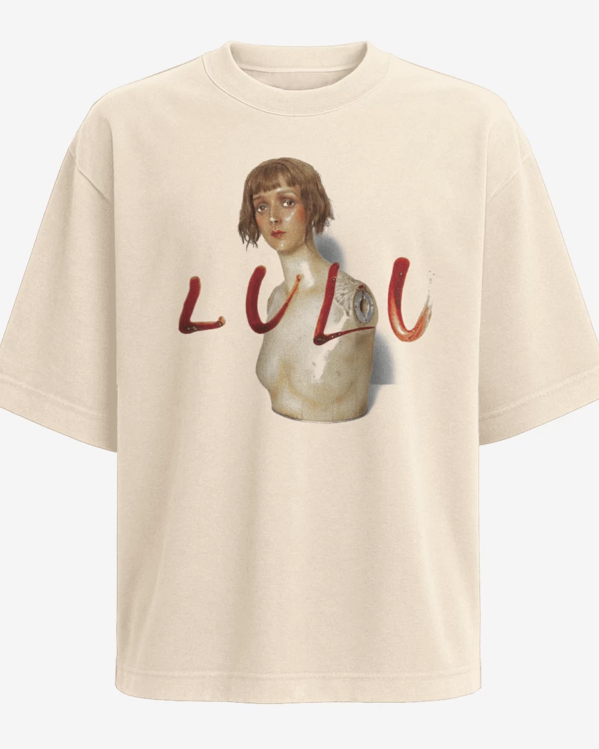 Polera Oversize Beige de Metallica & Lou Reed LULU