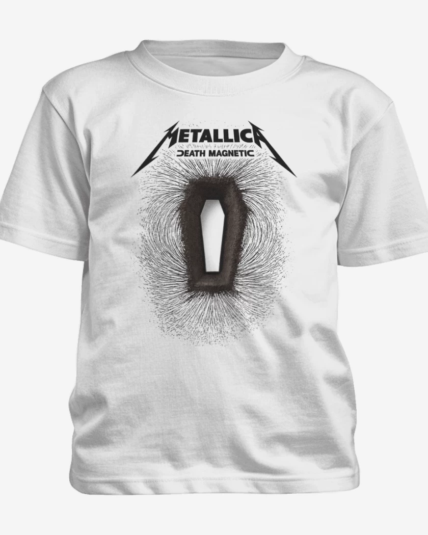 Polera de niño Blanco de Death Magnetic