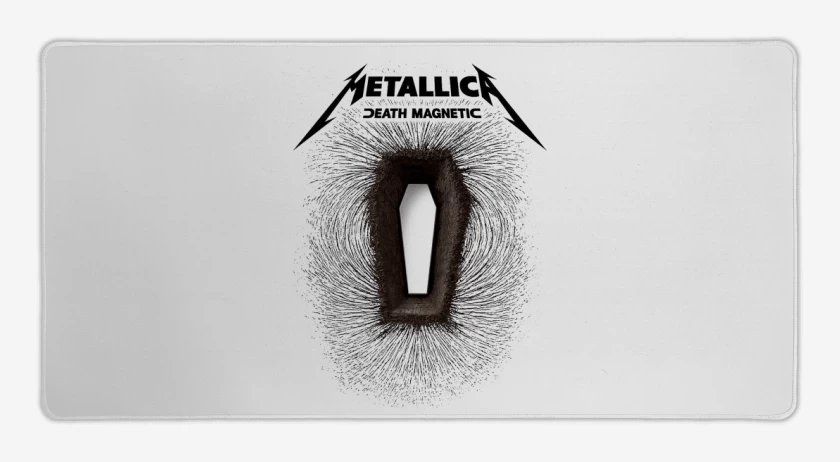 Mouse pad Gamer Blanco de Death Magnetic