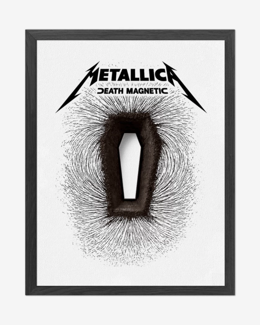Cuadro decorativo Blanco de Death Magnetic