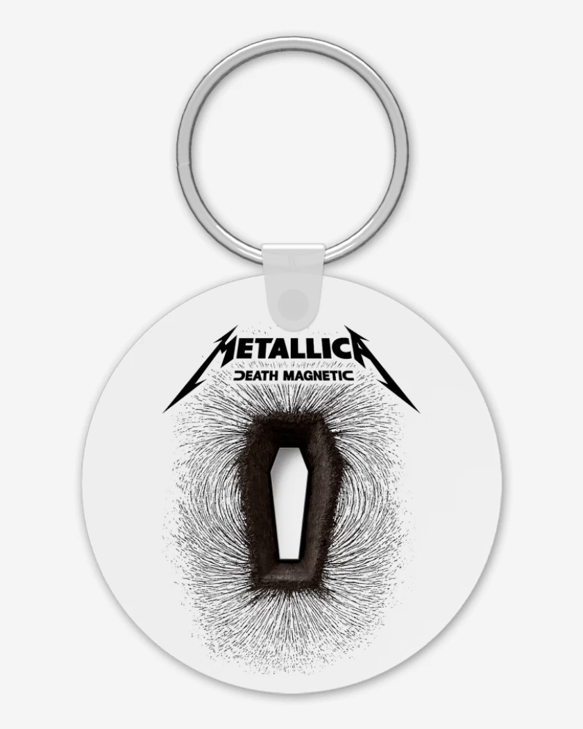 Llavero Blanco de Death Magnetic