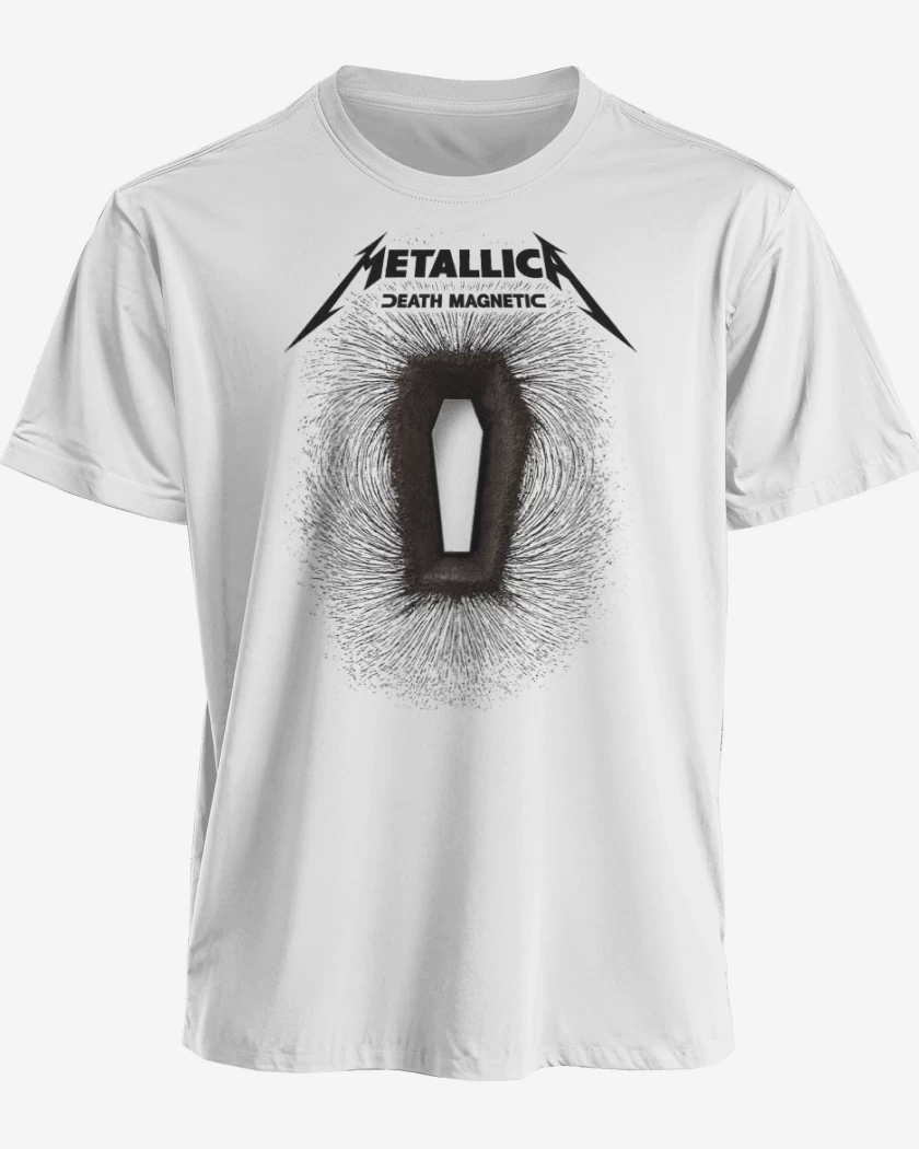 Polera premium Blanco de Death Magnetic