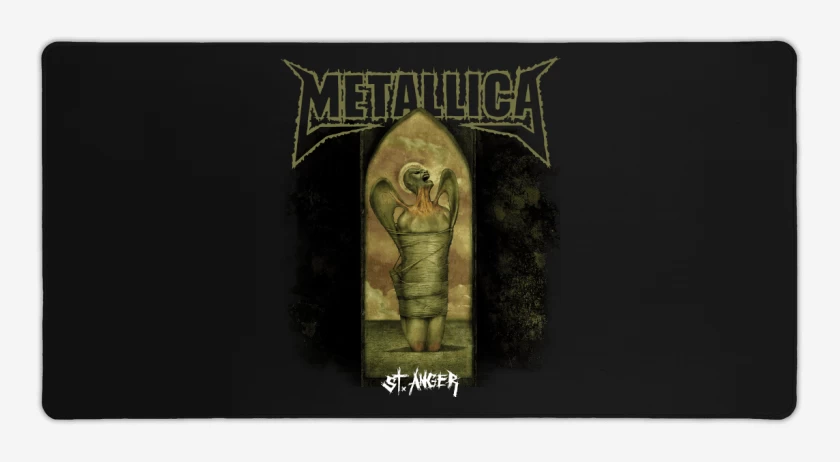Mouse pad Gamer Negro de Metallica St Anger