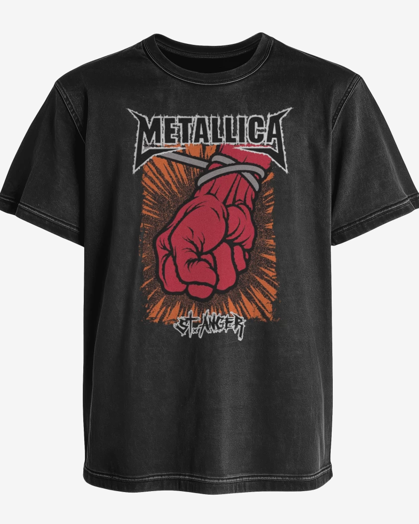 Polera desgastada ST ANGER