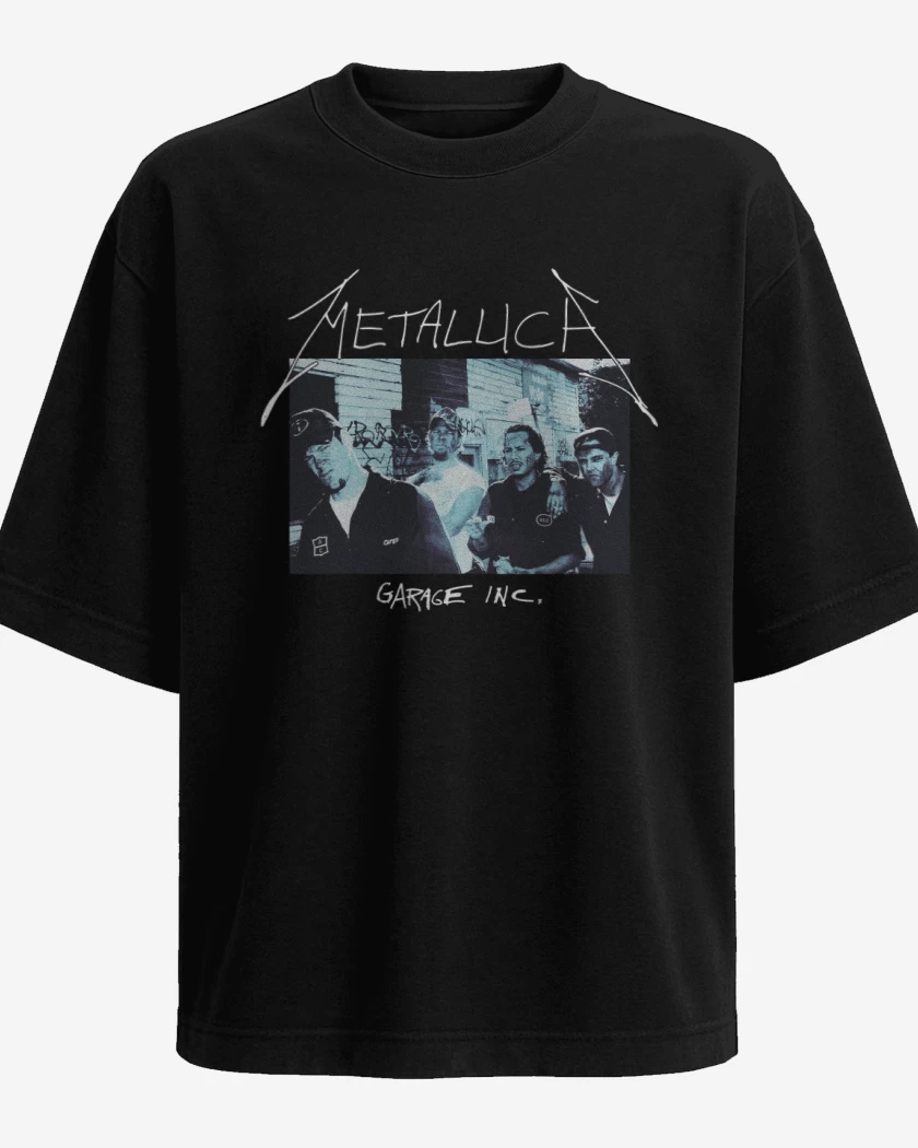 Polera Oversize Negro de Garage Inc