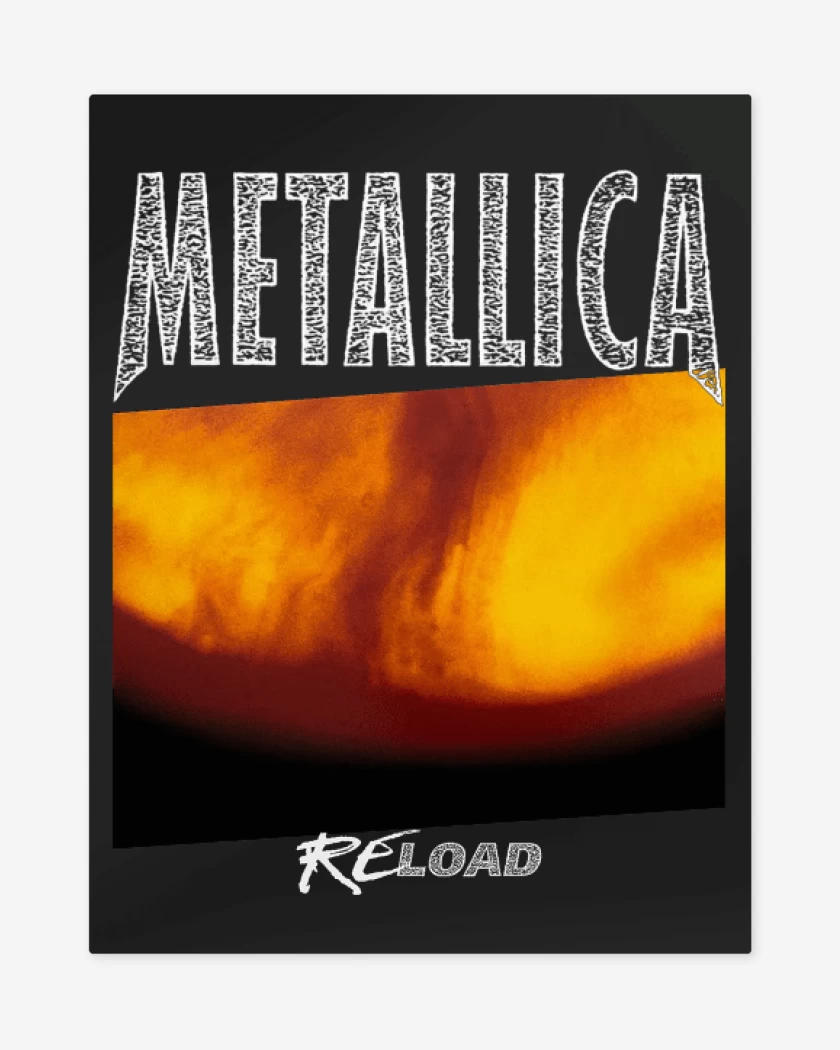 Print metalico Negro de RELOAD
